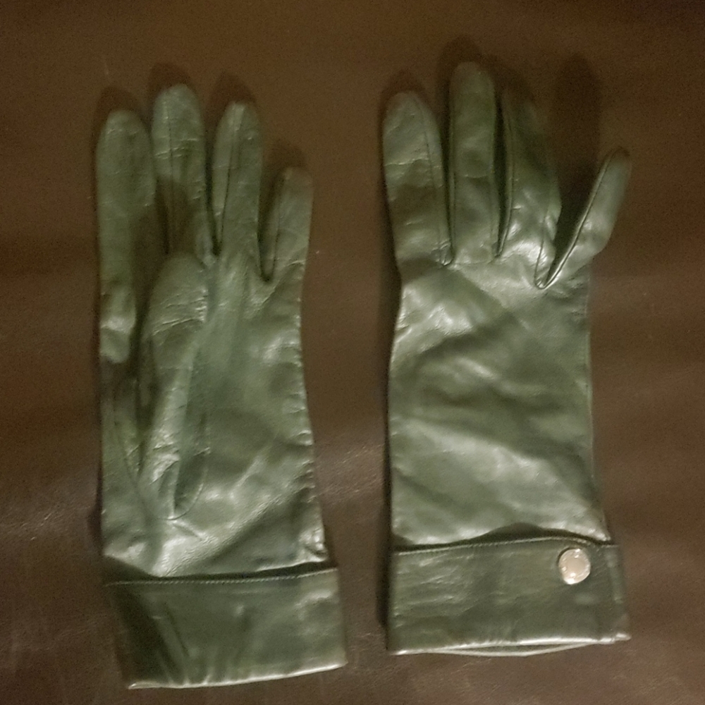 Coach leather gloves size 7